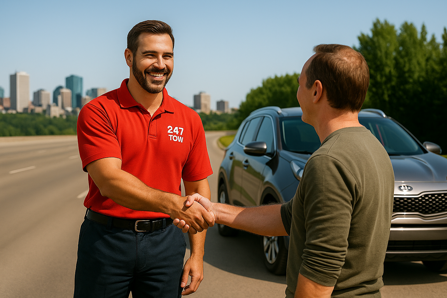 Edmonton area professional towing specialists are trusted and care about their customers